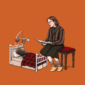 Bedtime For Log: The Log Lady On Her Day Off Bedtime For Log: The Log Lady On Her Day Off