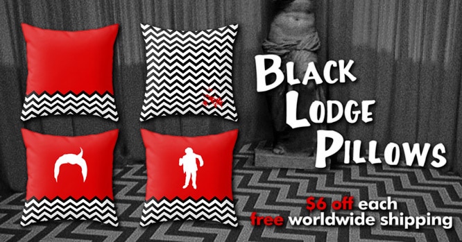 Black Lodge pillows