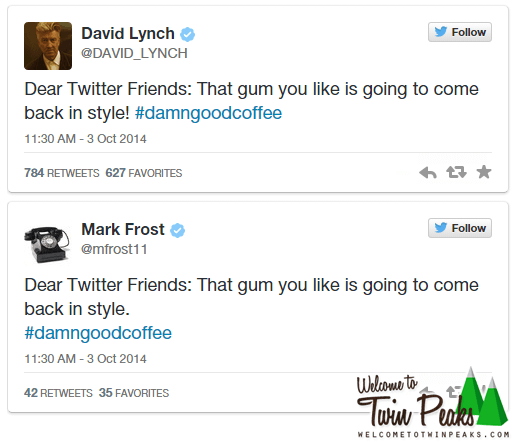 David Lynch Mark Frost Tweets