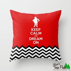 Keep Calm And Dream On: Black Lodge Pillows Keep Calm And Dream On: Black Lodge Pillows
