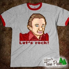 Let's Rock! 8-Bit Pixel Art T-Shirt Let's Rock! 8-Bit Pixel Art T-Shirt