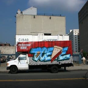 Twin Peaks Graffiti Truck in New York City Twin Peaks Graffiti Truck in New York City