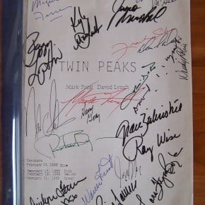 Twin Peaks Pilot Script Signed By 21 Cast Members On eBay Twin Peaks Pilot Script Signed By 21 Cast Members On eBay