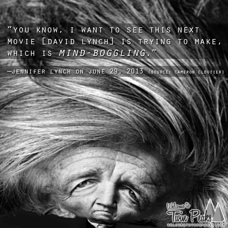 David Lynch mind-boggling next movie