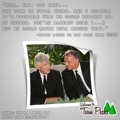 David Lynch & Ray Wise talk Twin Peaks sequel
