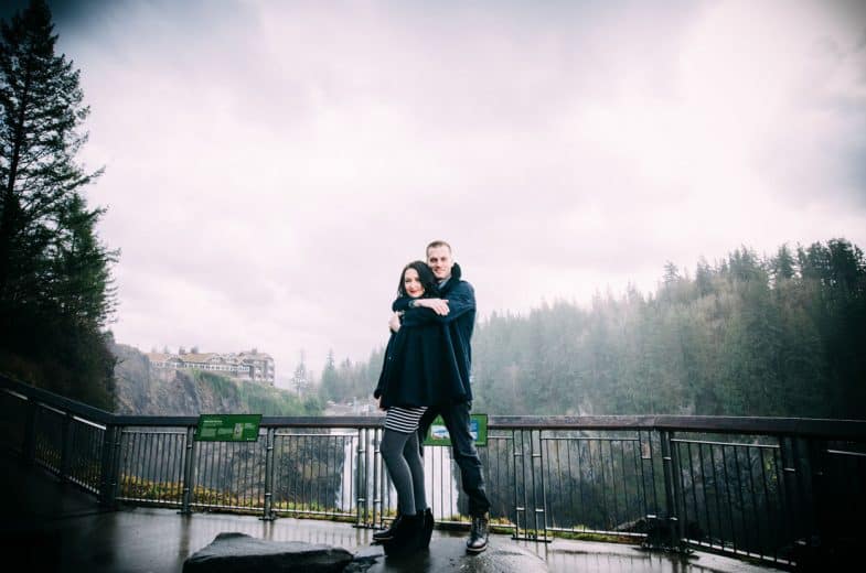 Twin Peaks engagement photo shoot