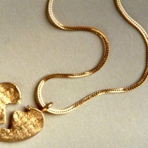 Laura's Gold Heart Necklace