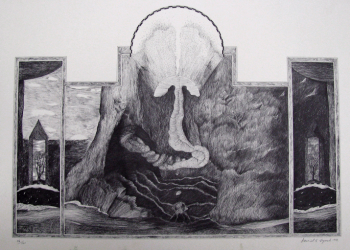 David Lynch Litho Art Print