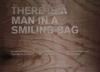 There's a man in a smiling bag Twin Peaks poster