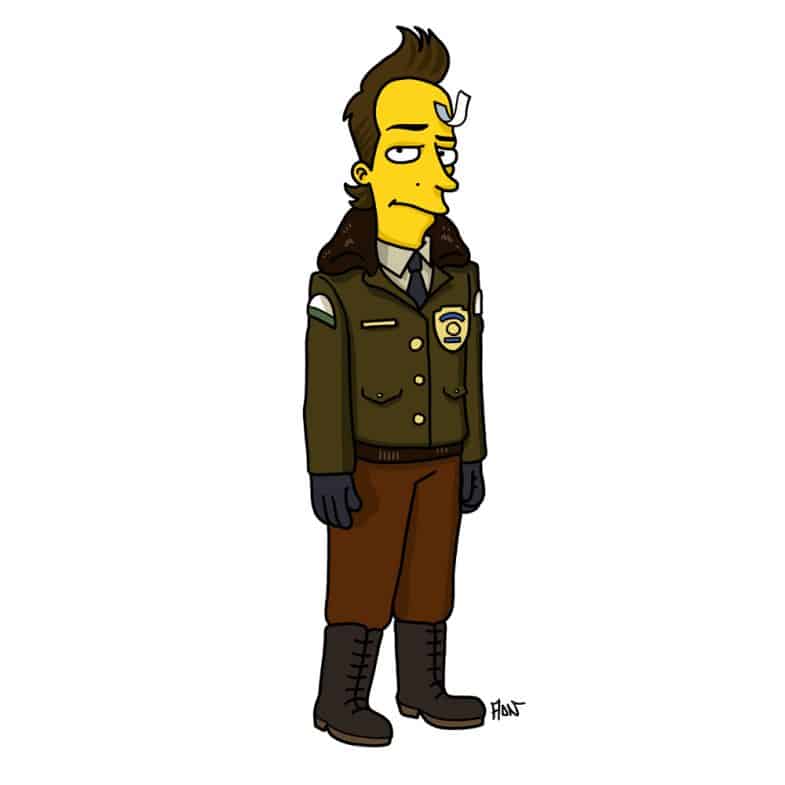 Andy Brennan Simpsonized by ADN