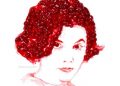 Audrey Horne - Noah Scalin (cherry pie portrait)
