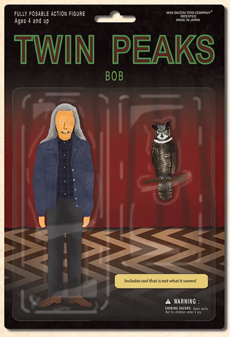 Action Figure Twin Peaks Figurine The Man from Another Place Nano/Midget 