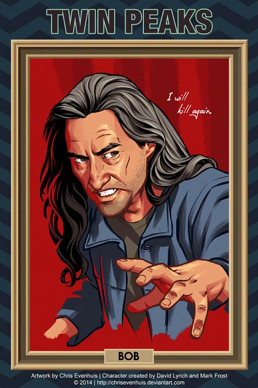 Twin Peaks Character Portraits, Comic Book Style