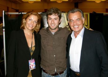 Brad Dukes with Sheryl Lee and Ray Wise in 2010