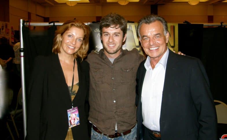 Brad Dukes with Sheryl Lee and Ray Wise in 2010