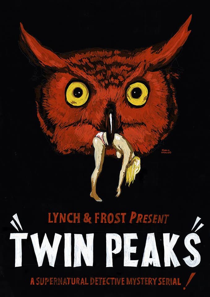 Chris Walker - Twin Peaks 'Red Owl' Advertising Poster