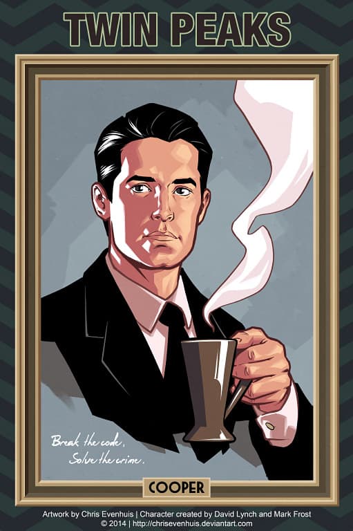 Dale Cooper by Chris Evenhuis