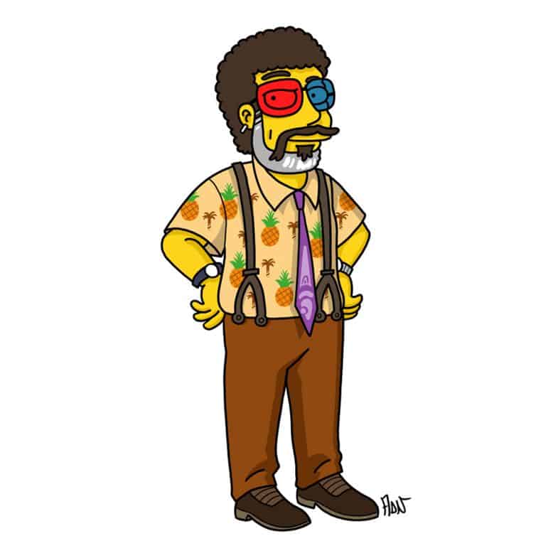 Dr. Lawrence Jacoby Simpsonized by ADN