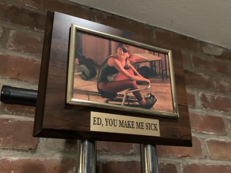 Ed, You Make Me Sick plaque