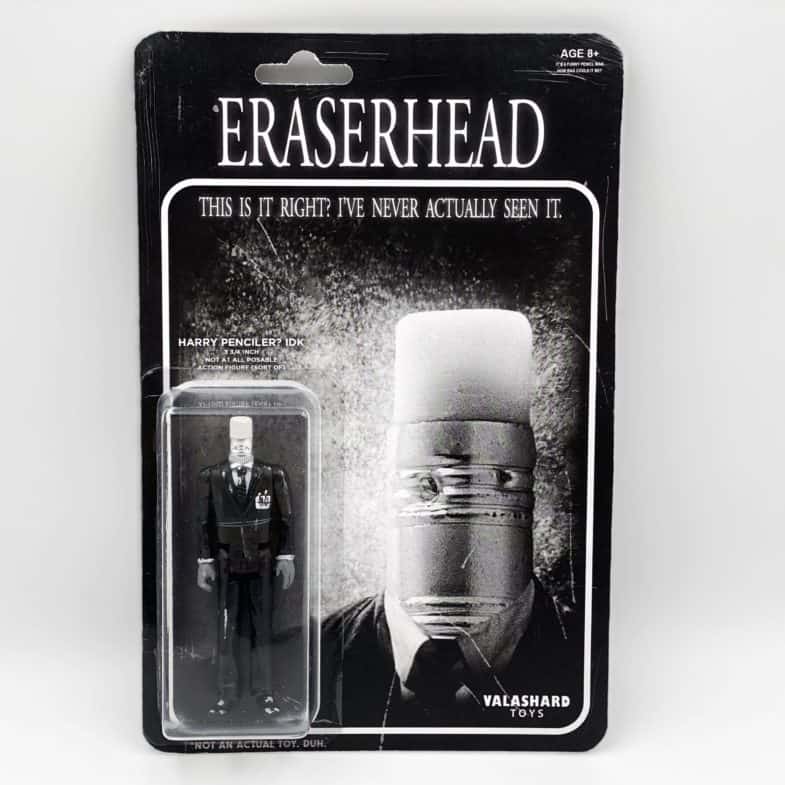 Eraserhead (Question Mark) Carded Figure By Valashard Toys