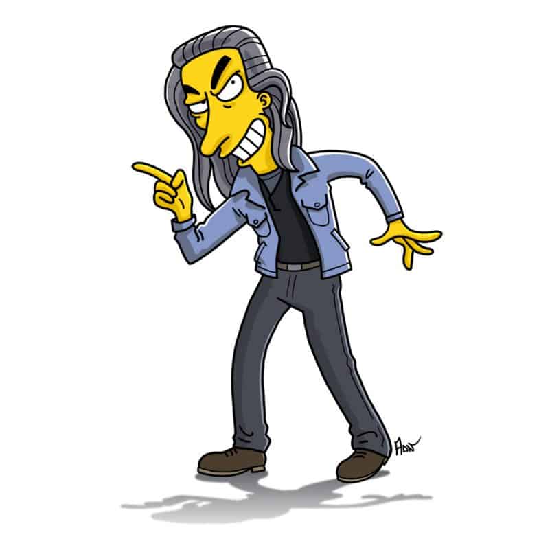 Killer BOB Simpsonized by ADN