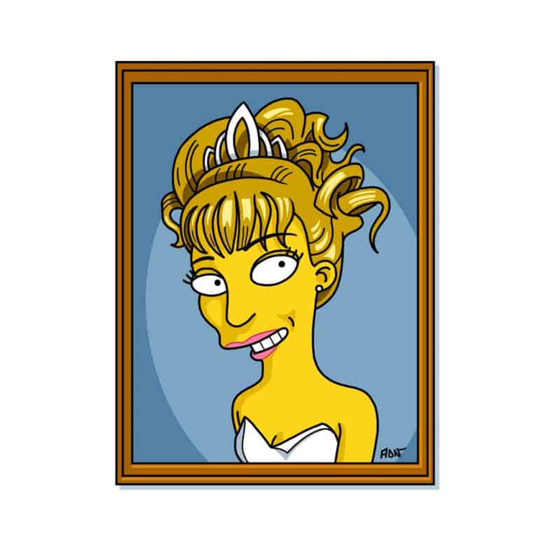 Laura Palmer Simpsonized by ADN