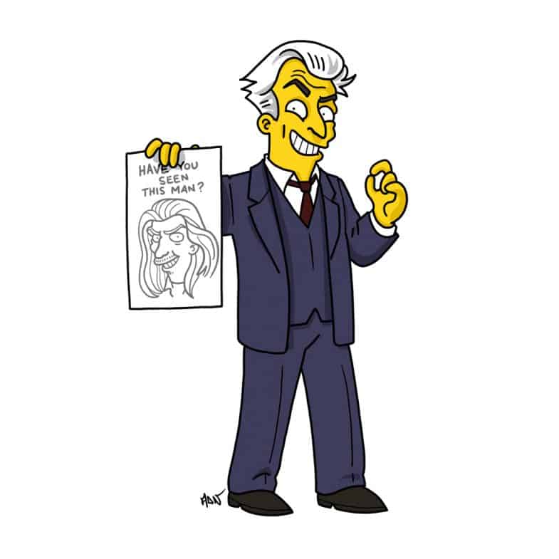 Leland Palmer Simpsonized by ADN