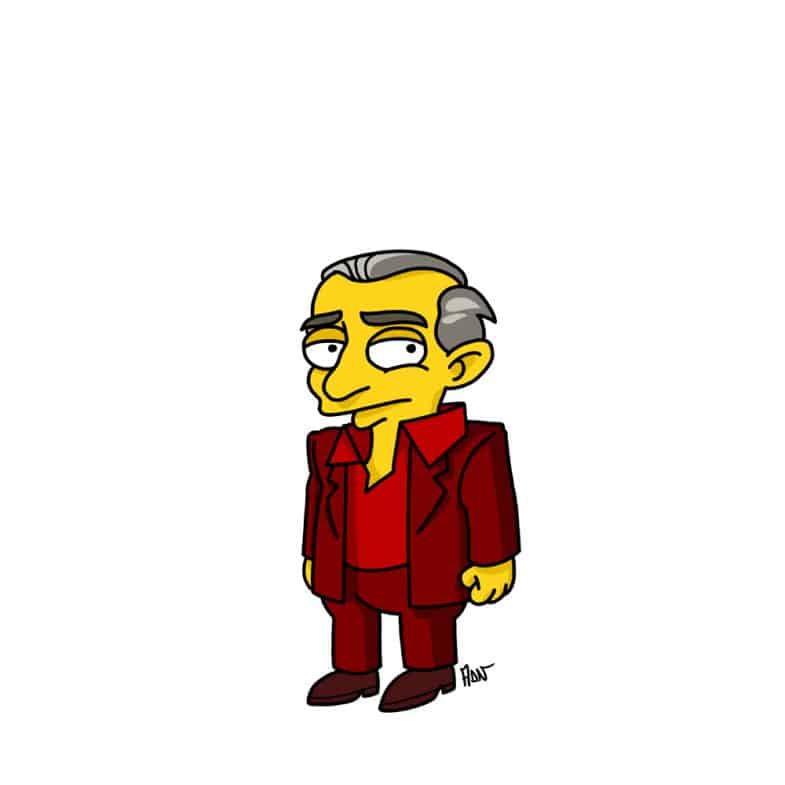 Man From Another Place Simpsonized by ADN