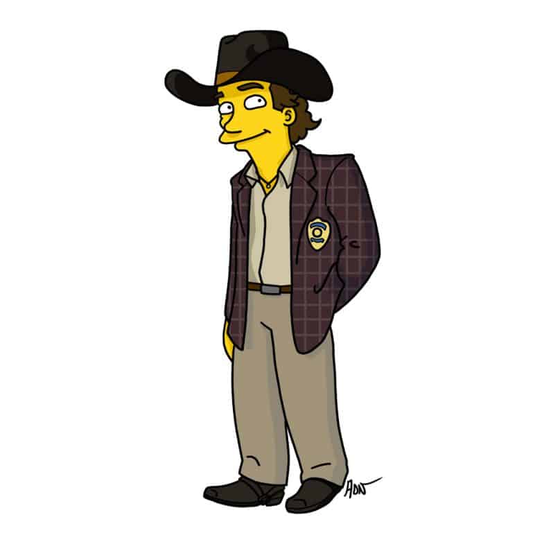 Sheriff Harry S. Truman Simpsonized by ADN