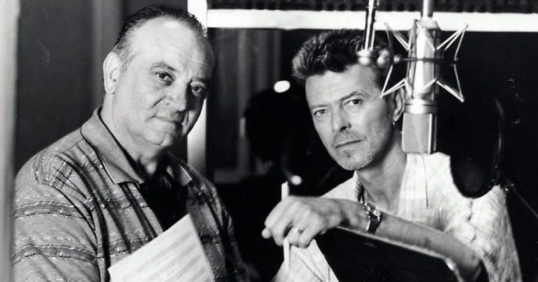 Angelo Badalamenti and David Bowie