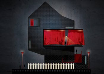 David Lynch reiminaged as a building