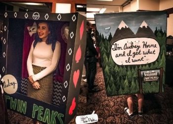 Audrey Horne action figure, 1st prize of the Twin Peaks Fest costume contest