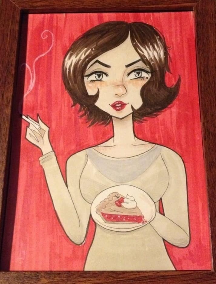 Audrey Horne by Anna Claydon