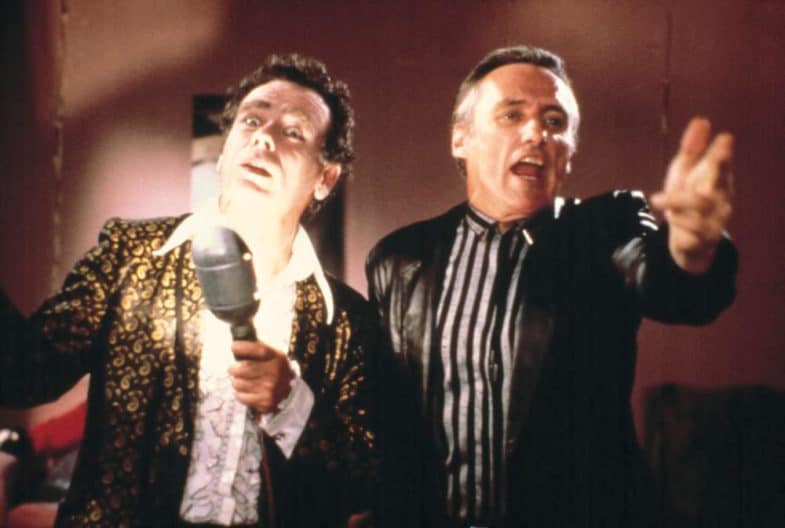 Dean Stockwell (Ben) and Dennis Hopper (Frank Booth) in Blue Velvet