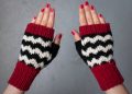 Black Lodge fingerless gloves
