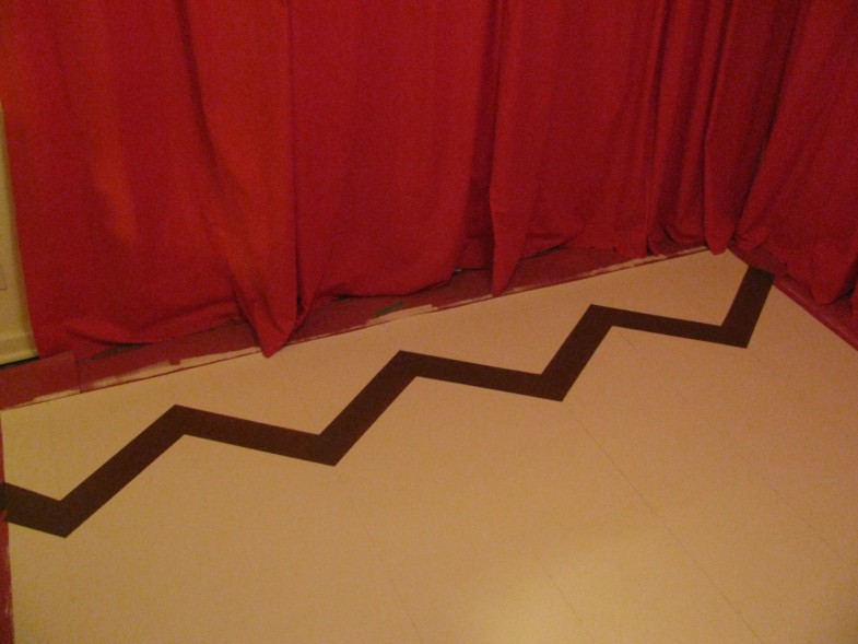 DIY Black Lodge / Red Room Floor