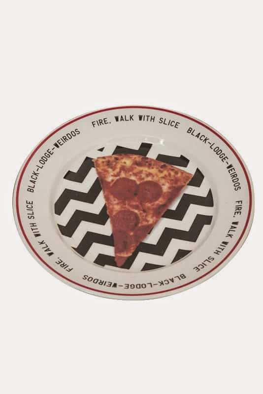 Black Weirdos Twin Peaks collection Black Lodge dish plate