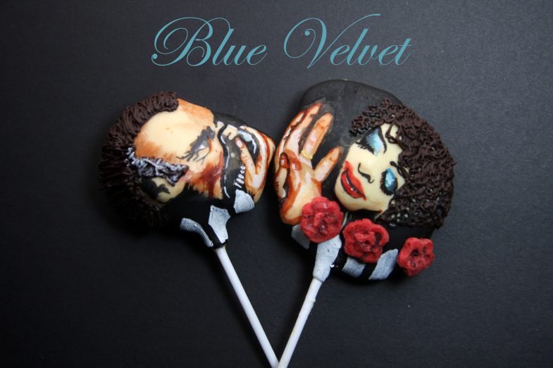 Blue Velvet cake pops