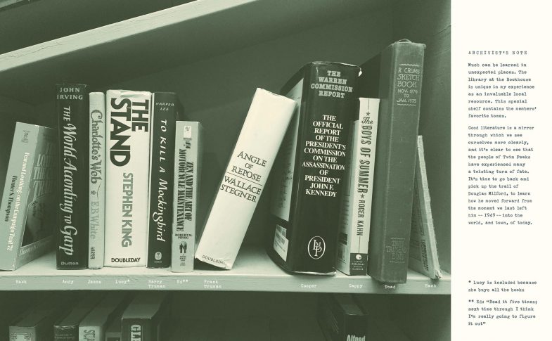 Bookhouse Boys shelf