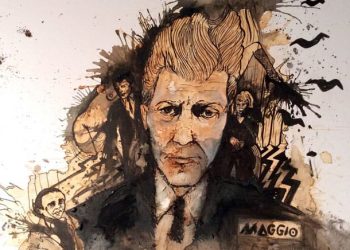 Carolina Maggio's David Lynch coffee portrait