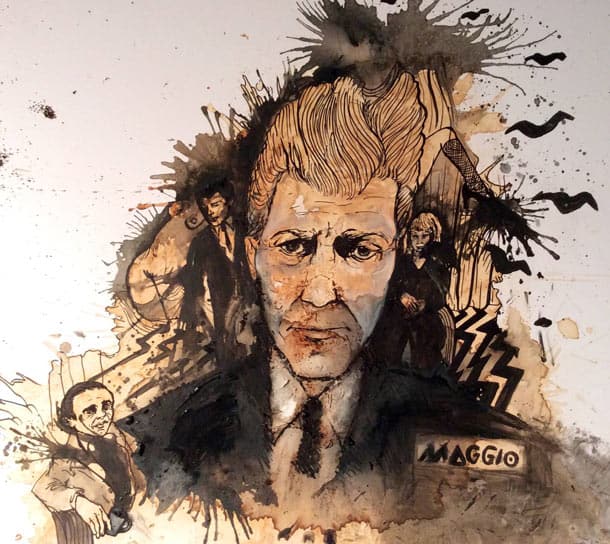 Carolina Maggio's David Lynch coffee portrait