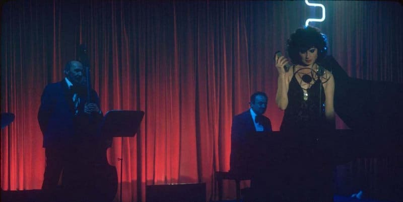 Inside Club Slow with Isabella Rossellini and Angelo Badalamenti on the keys