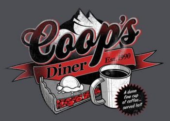 Twin Peaks - Coop's Diner t-shirt