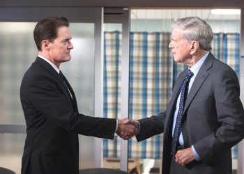 Dale Cooper and Bushnell Mullins in Part 16 of Twin Peaks Season 3