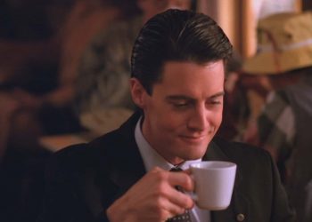 Dale Cooper Drinking Coffee