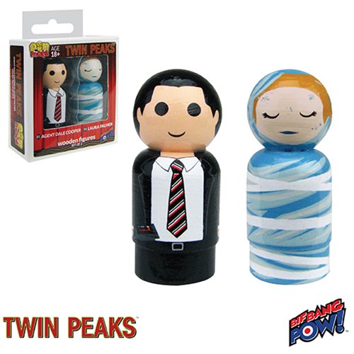 Dale Cooper / Laura Palmer pin mates set