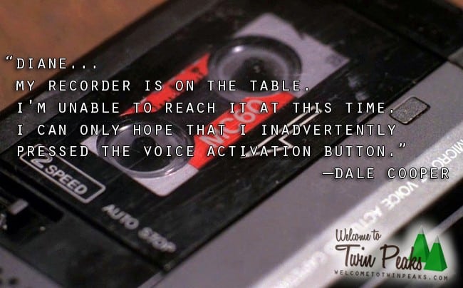 Dale Cooper's tape recorder: Realistic Micro 27