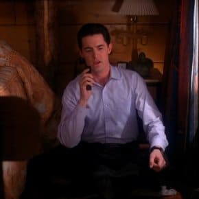 Dale Cooper talking to Diane