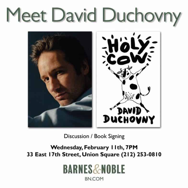 Meet David Duchovny at Barnes & Noble New York (Union Square)