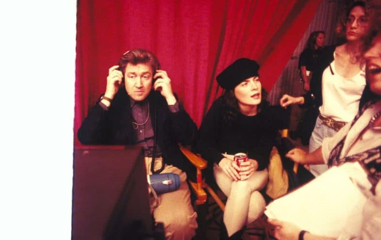 David Lynch and Lara Flynn Boyle